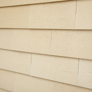 Creaton Motio Creme Wirecut facade i perspektiv